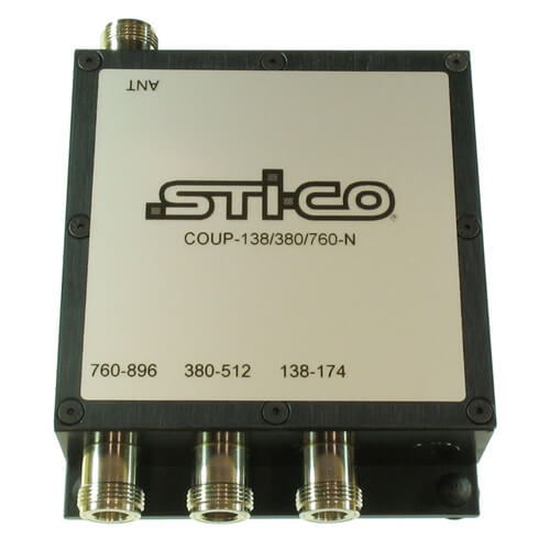 STI-CO COUP-V/U/C Tri-band VHF/UHF/700/800 Antenna Coupler