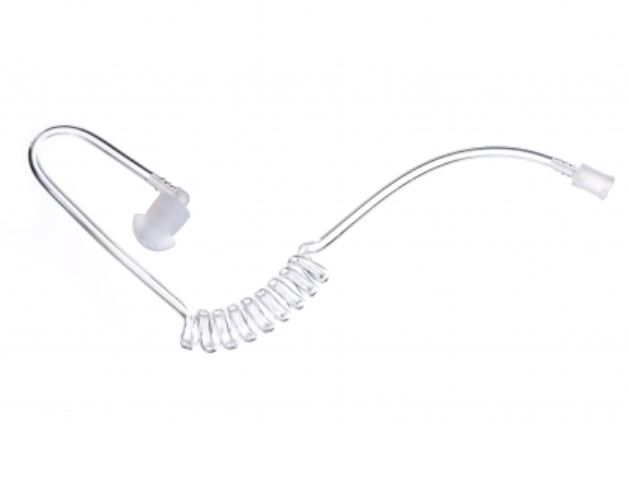 Impact PQDAT-1 Clear Coiled Acoustic Tube, Quick-Disconnect
