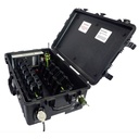 Power Products FOCS2N-24 AC/DC 24-Slot 2-Way Radio Wheeled Charger Case, NATO Port
