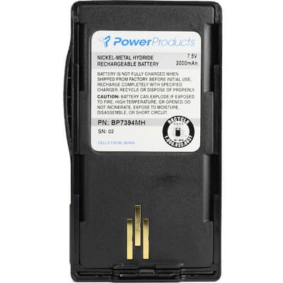 Power Products BP7394MH 2000 mAh NiMH Battery - KVL3000