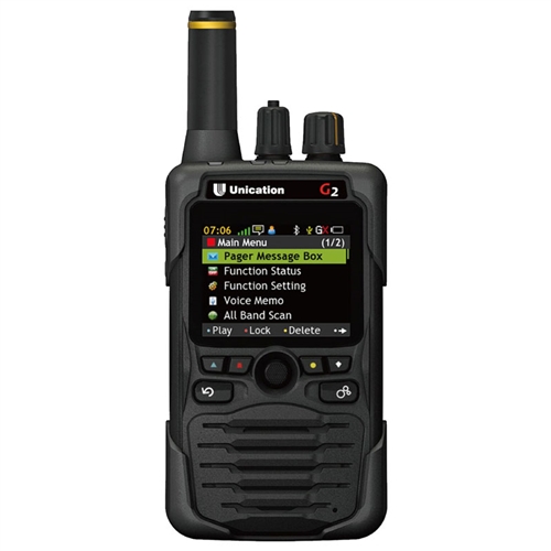 Unication G2 UHF 400-470 MHz P25 Digital Voice Pager