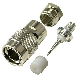 [RFT-1801] RFI RFT-1801 TNC Male Clamp Solder Connector, 75 ohm - RG-59