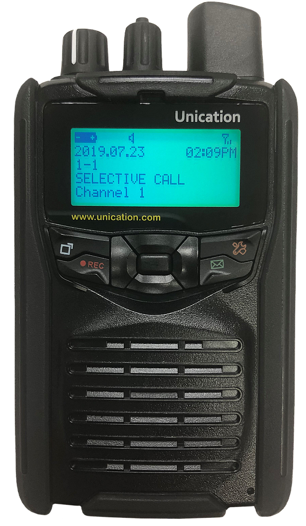 Unication G1 Voice Pager - Black