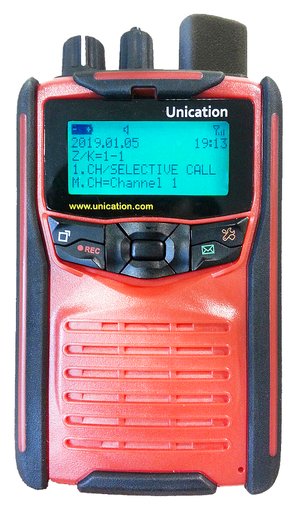 Unication G1 Voice Pager - Red
