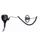 Impact PRSMA-D1 Receive-only Earpiece, Adjustable D-Hanger for Speaker-Mic