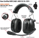 Pryme HBB-EM-OHB Over-the-Head Dual Earmuff Headset