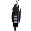 Endura ESM-50 IP67 Speaker-Mic, Emergency, 3.5mm - Harris XL-200P, XL-185P, XG-100P