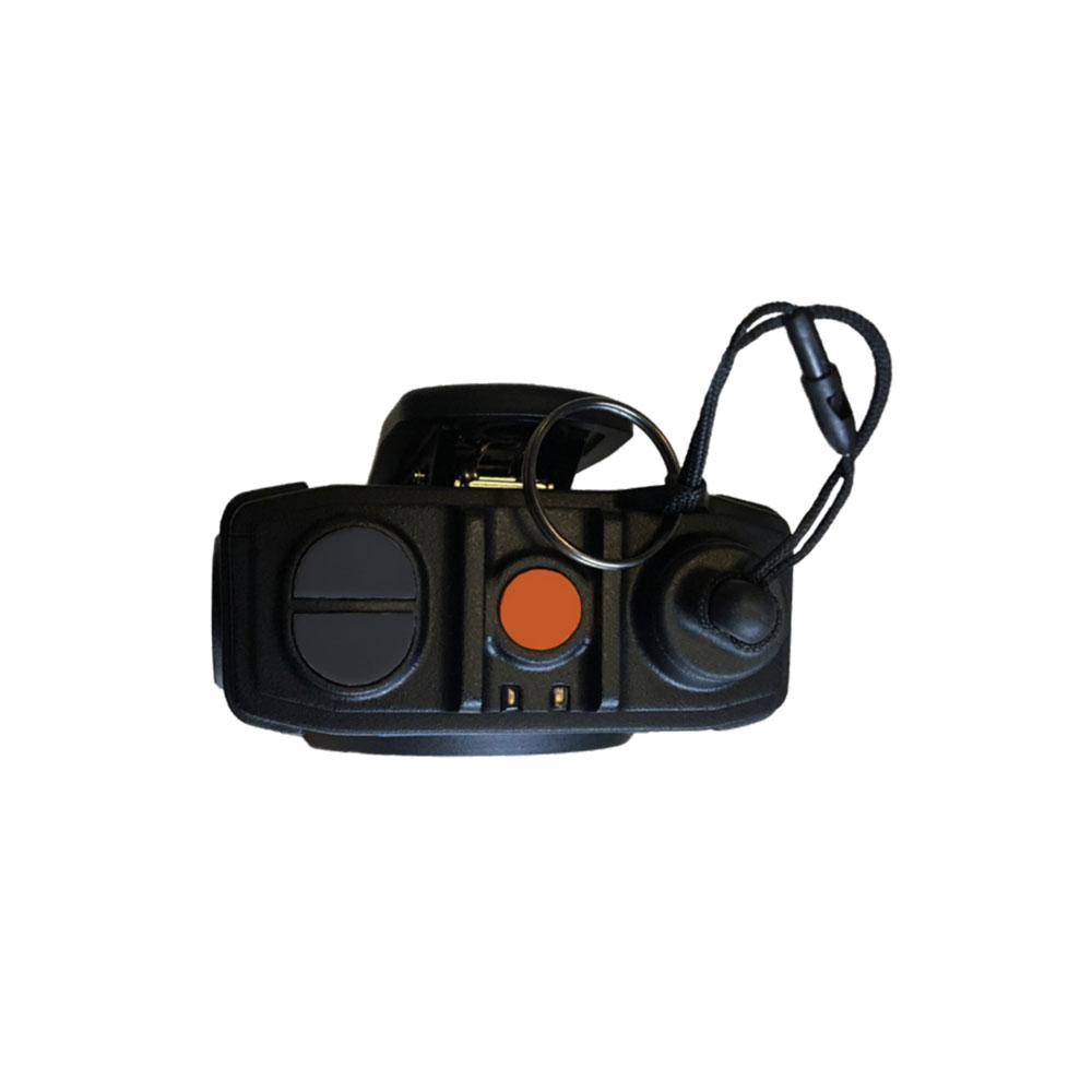 Endura ESM-50 IP67 Speaker-Mic, Emergency, 3.5mm Top View