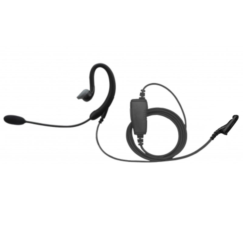Magnum CB-1W-M12 1-Wire C-Ring, Boom Mic - Motorola APX, XPR 7000, RCA
