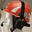 Setcom Hardhat Support Strap with LiberatorMax