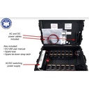 Power Products FOCS2-12 AC/DC 12-Slot 2-Way Radio Wheeled Charger Case