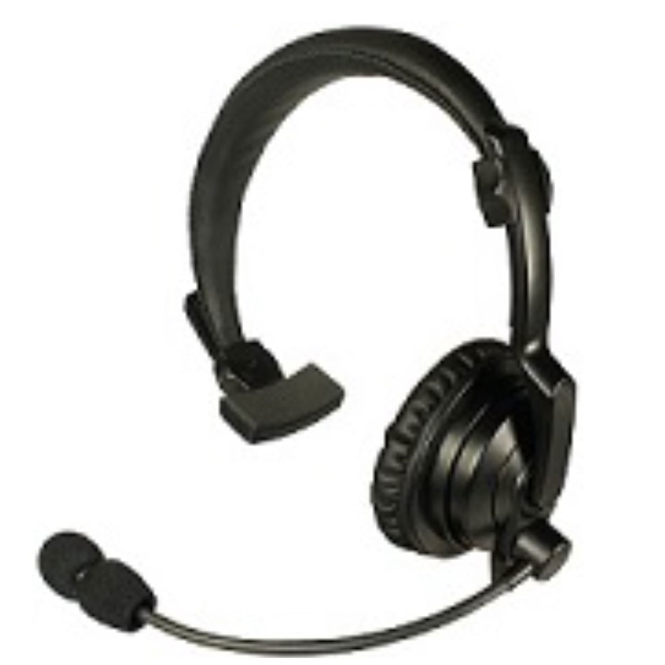 Pryme HLP-SNL-01 Lightweight Padded Headset, Boom Mic - Kenwood 2-Pin