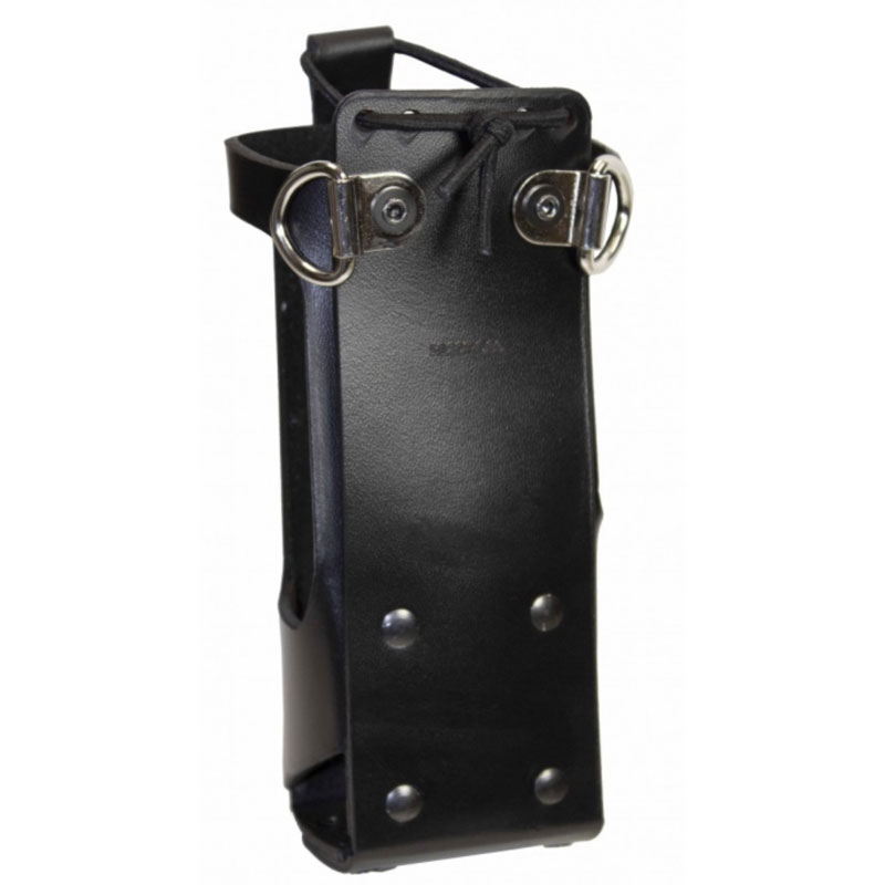 Boston Leather 5620RC35 Radio Holder - Motorola APX 8000HXE (Rear View)