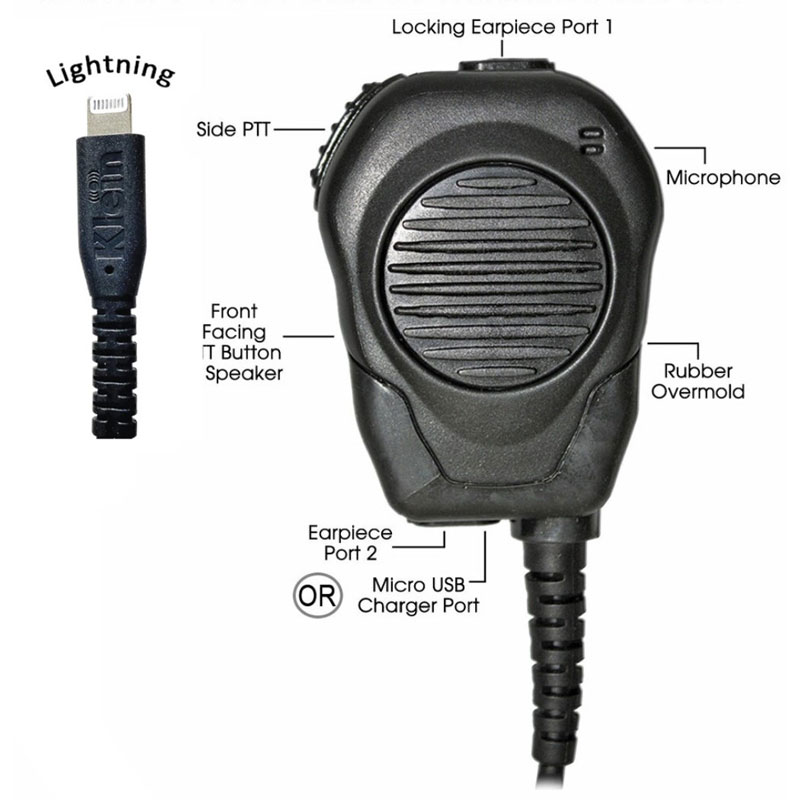 Klein Valor PoC Speaker-Mic RSM - Apple Lightning