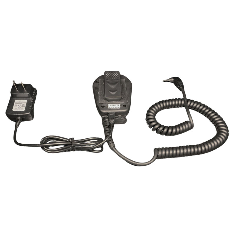 Klein Valor Amplified Speaker-Mic - Back with Charger
