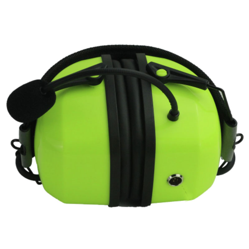 Magnum HSH3G Dual Muff Flex Green Headset - Folded