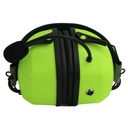 Magnum HSH3G Dual Muff Flex Green Headset - Folded