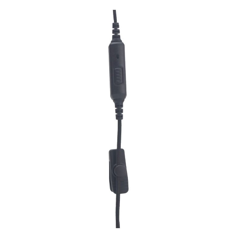Magnum SVL-B1W-M14 Braided Slim In-line Mic with PTT