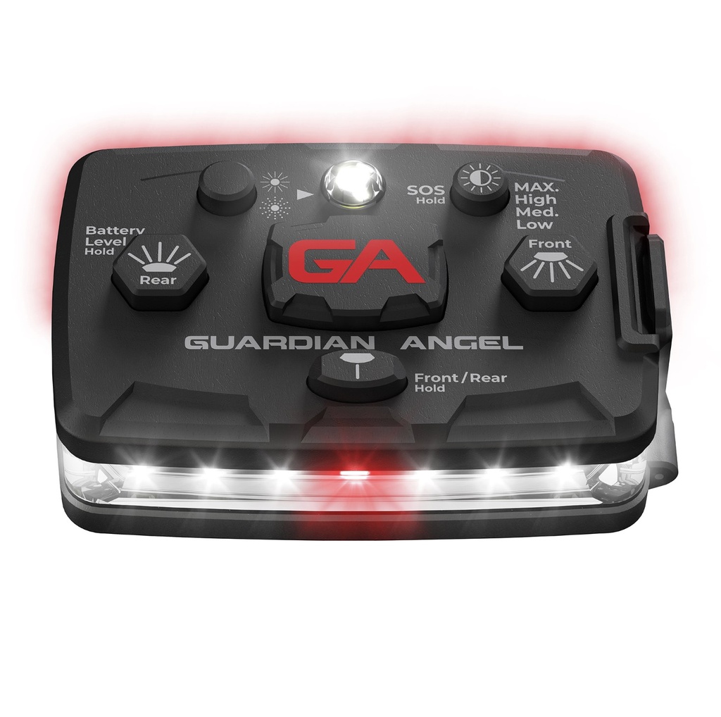 Guardian Angel ELT-W/R Elite White/Red Wearable Safety Light