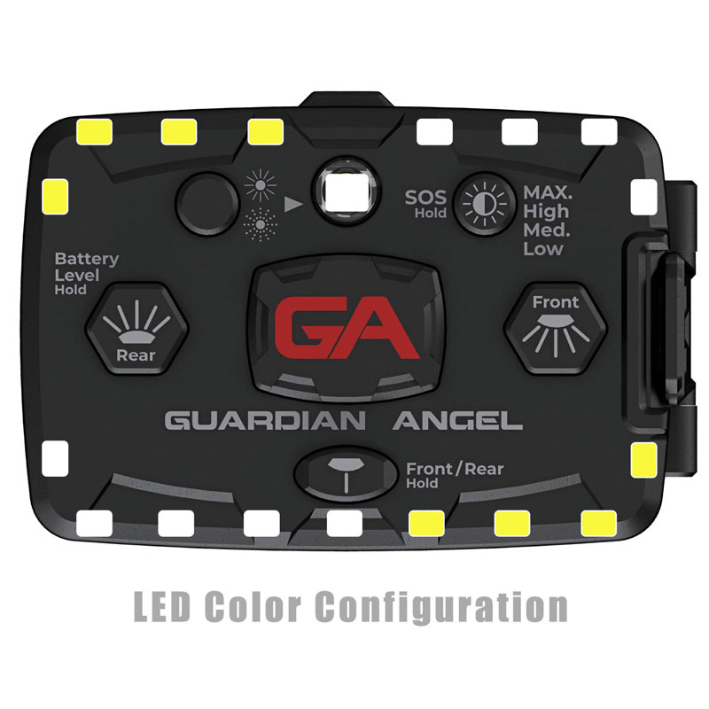 Guardian Angel ELT-WY/WY Elite White/Yellow, White/Yellow Wearable Safety Light