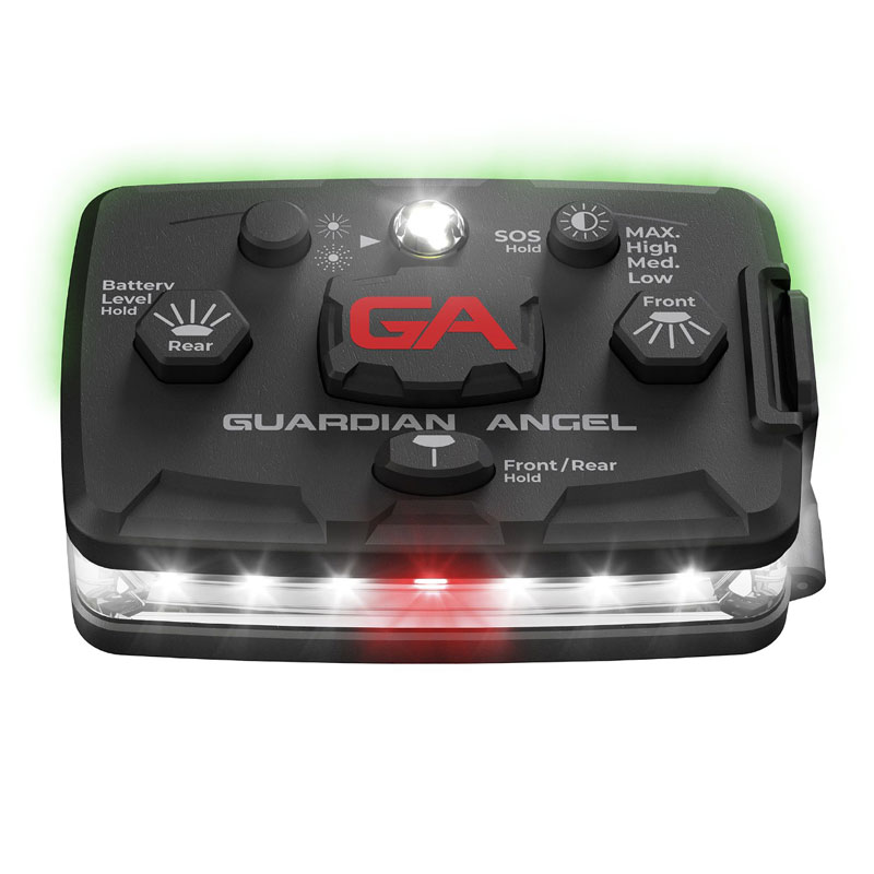 Guardian Angel ELT-W/G Elite White/Green Wearable Safety Light
