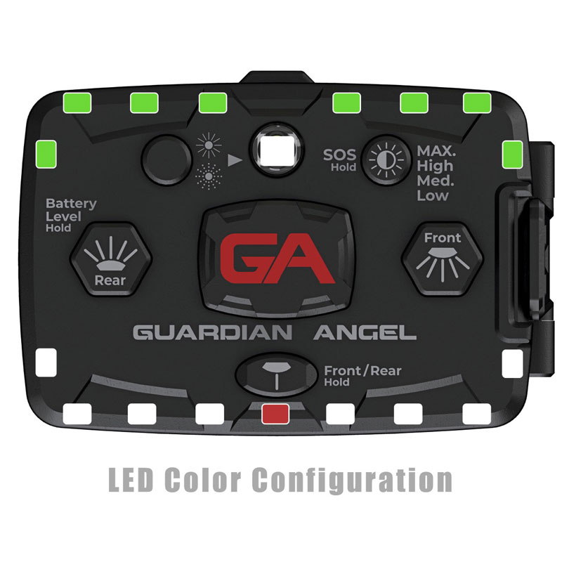 Guardian Angel ELT-W/G Elite LED Layout