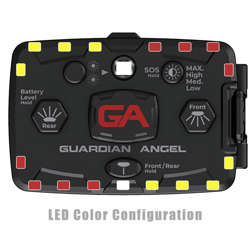 Guardian Angel ELT-RY/RY Elite Red/Yellow, Red/Yellow LED's