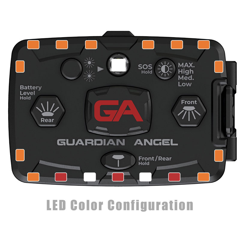 Guardian Angel ELT-O/O-2 Elite Orange/Orange LED's