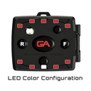 Guardian Angel MCR-R/R Micro Red/Red LED Layout