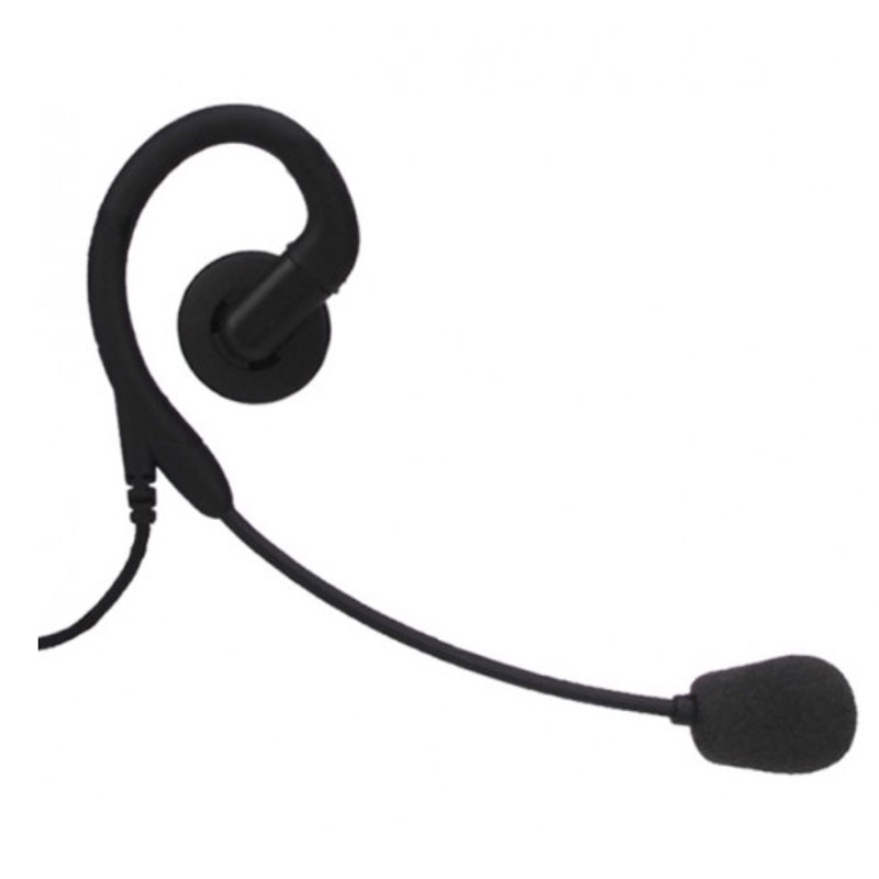Magnum SVLB-B1W-M14 Braided Slim Swivel Earpiece, Boom Mic
