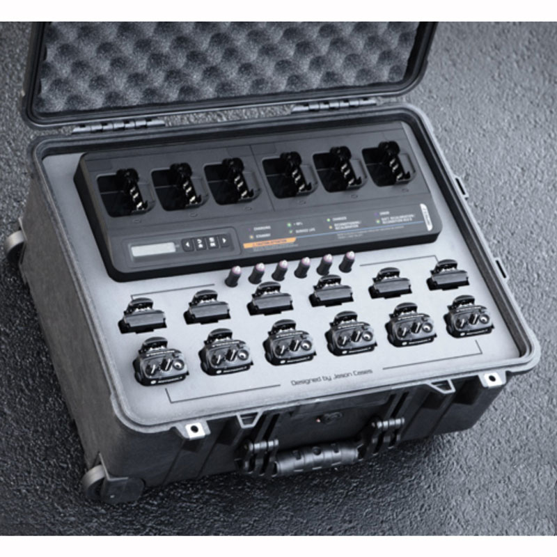 Jason Cases MOXPR3300BTPL 6-Slot Transit Case - Motorola XPR 3000e