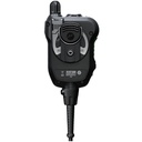 Motorola PMMN4154ABLK XVE500 Speaker-Mic, Channel Knob, Black - (Back)