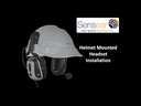 Sensear SM1R Helmet Mount Video Setup