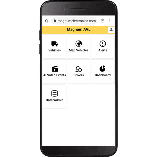 Magnum AVL Smartphone UI