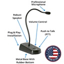 LMC Slim USB Desktop Gooseneck Microphone