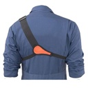 CMA RCH-101OR Orange Radio Chest Harness, Velcro Pouch