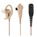 Motorola PMLN6128 2-wire Beige Surveillance Kit - APX, XPR 6/7000