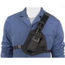 CMA RCH-101M Black Mesh Radio Chest Harness, Velcro Pouch