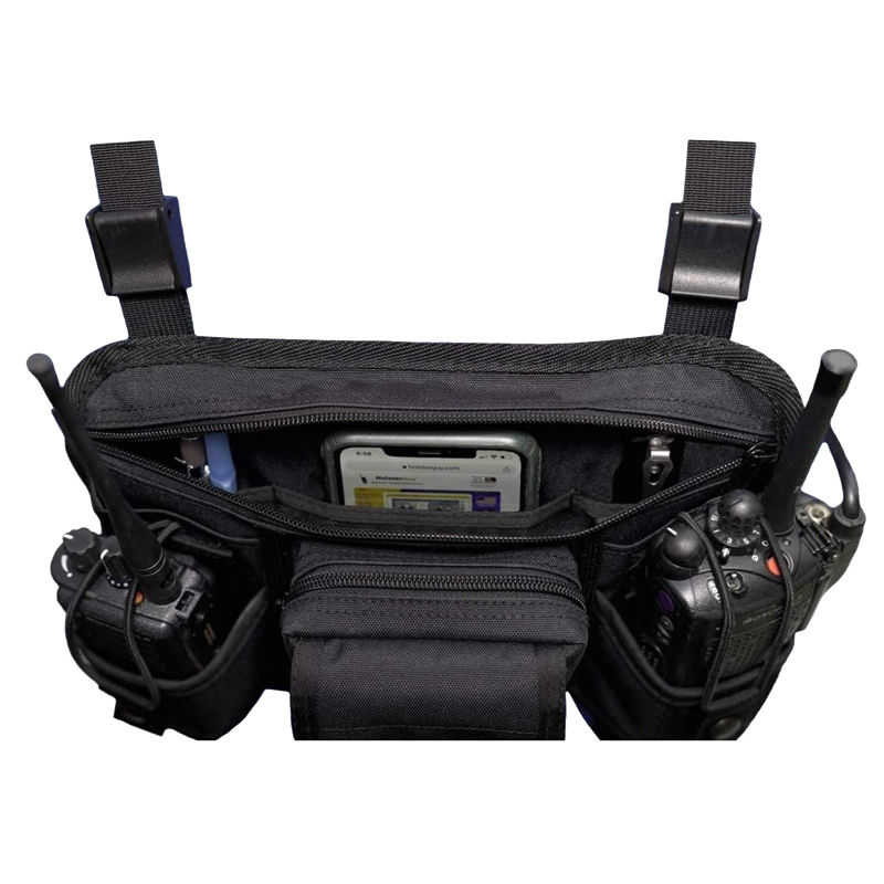 CMA RCH-601D Double Radio Pouch Chest Harness