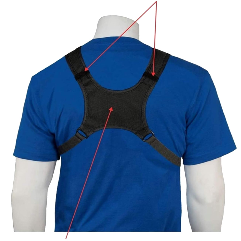 CMA RCH-601D Double Radio Pouch Chest Harness