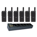 Motorola AAH88QCP9JA2AN UHF SL300 Display 6 Pack, Charger