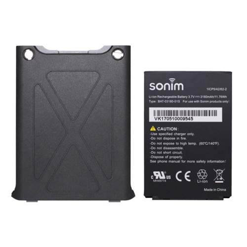 Sonim 096962273835 3180 mAh Li-ion Battery, Door - XP5s