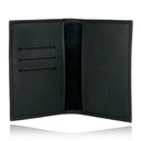 Boston Leather 5878-1 Passport Holder with Credit Card Slots