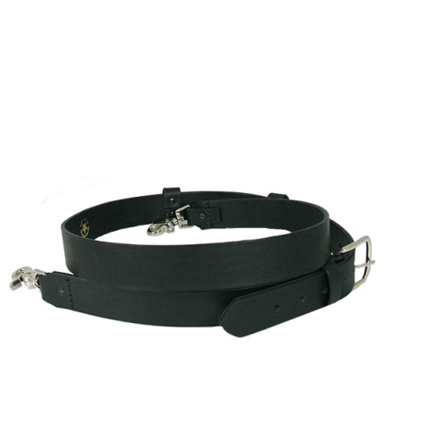 Boston Leather 6545-BLK-1 Wide Firefighter Radio Strap