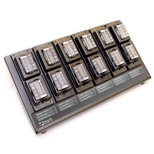 AdvanceTec AT6088A 12 Bay Battery Charger - TLK 100, SL300, SL3500e