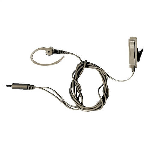 Motorola BDN6669 Beige X-Loud 2-Wire Earpiece, Mic, PTT - 3.5mm