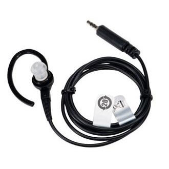 Motorola BDN6727 Black Loud Receive-only Surveillance Kit - 3.5mm
