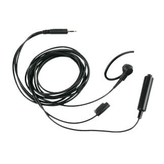 Motorola BDN6730 Black 3-wire Surveillance Kit - 3.5mm
