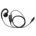 Magnum EHS-B1W-I2 Braided Swivel Earpiece, Mic - Icom