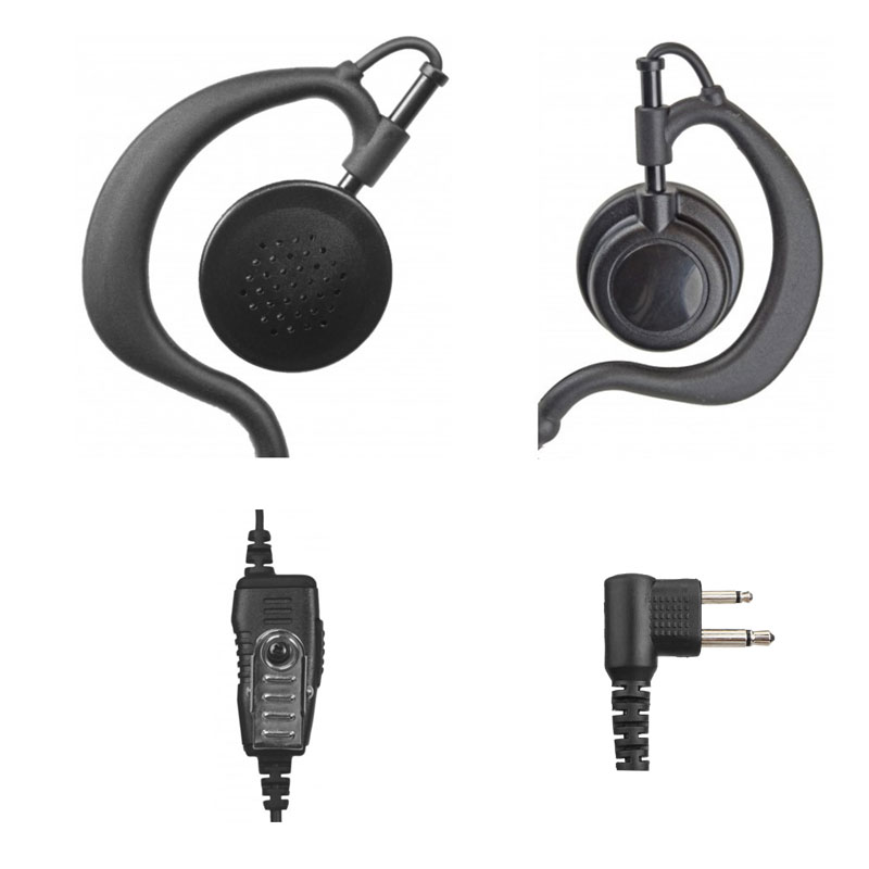 Magnum ESL-1W-M Swivel Ear Speaker, Mic - Motorola BPR, CP100d